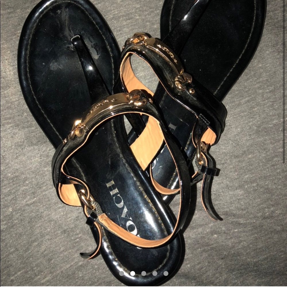 authentic coach sandals